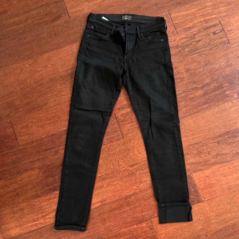 Agolde. Black Skinny Jeans